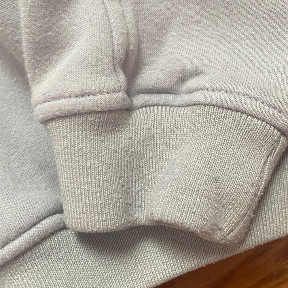 Diadora Light Gray Hoodie with Black Details - Picture 4 of 7